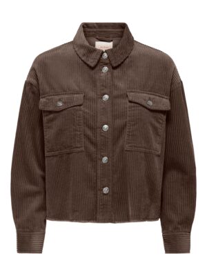 ONLY Cordjacke mit hochgeschlossenem Kragen