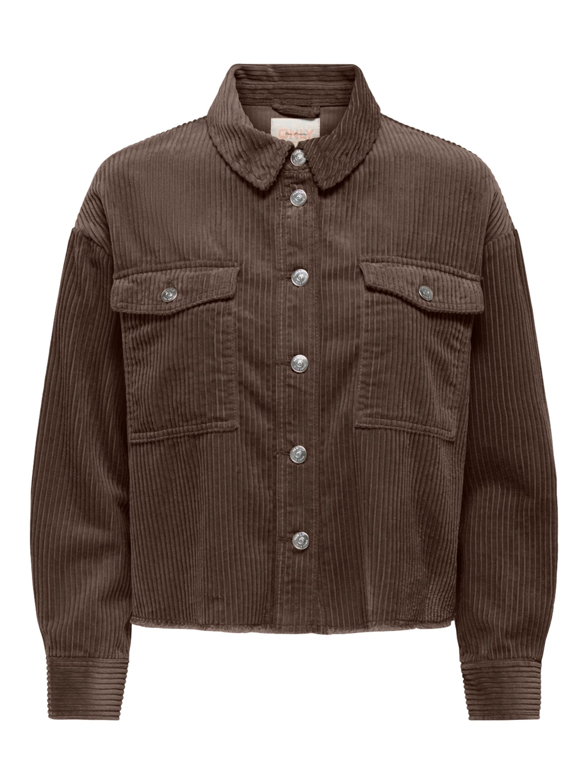 ONLY Cordjacke mit hochgeschlossenem Kragen