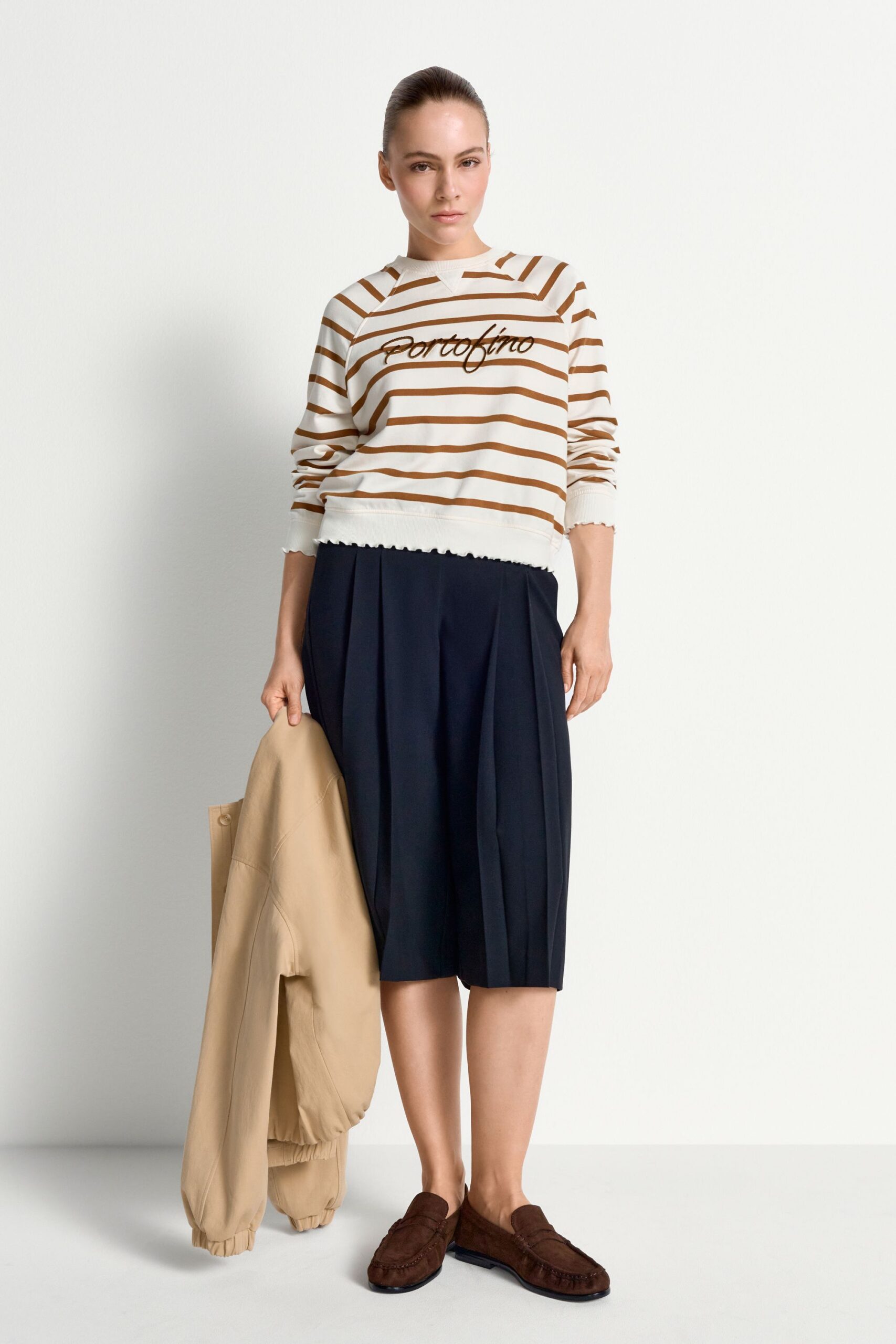 Rich & Royal Striped Sweaty with Application – Bild 2