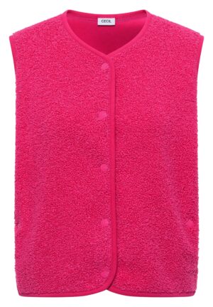CECIL CECIL NOS Curly Fake Wool Vest
