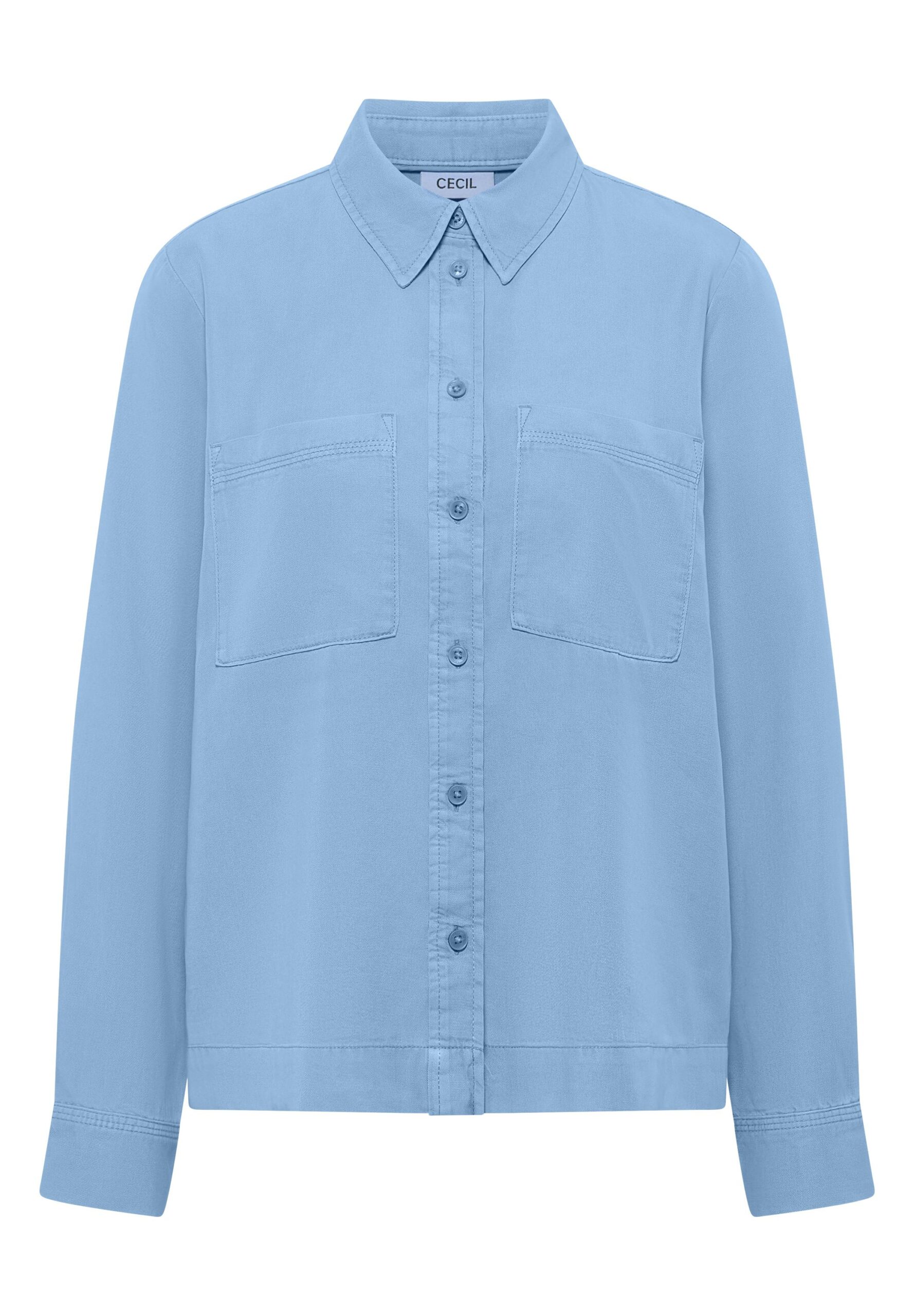 CECIL Colored Denim Bluse