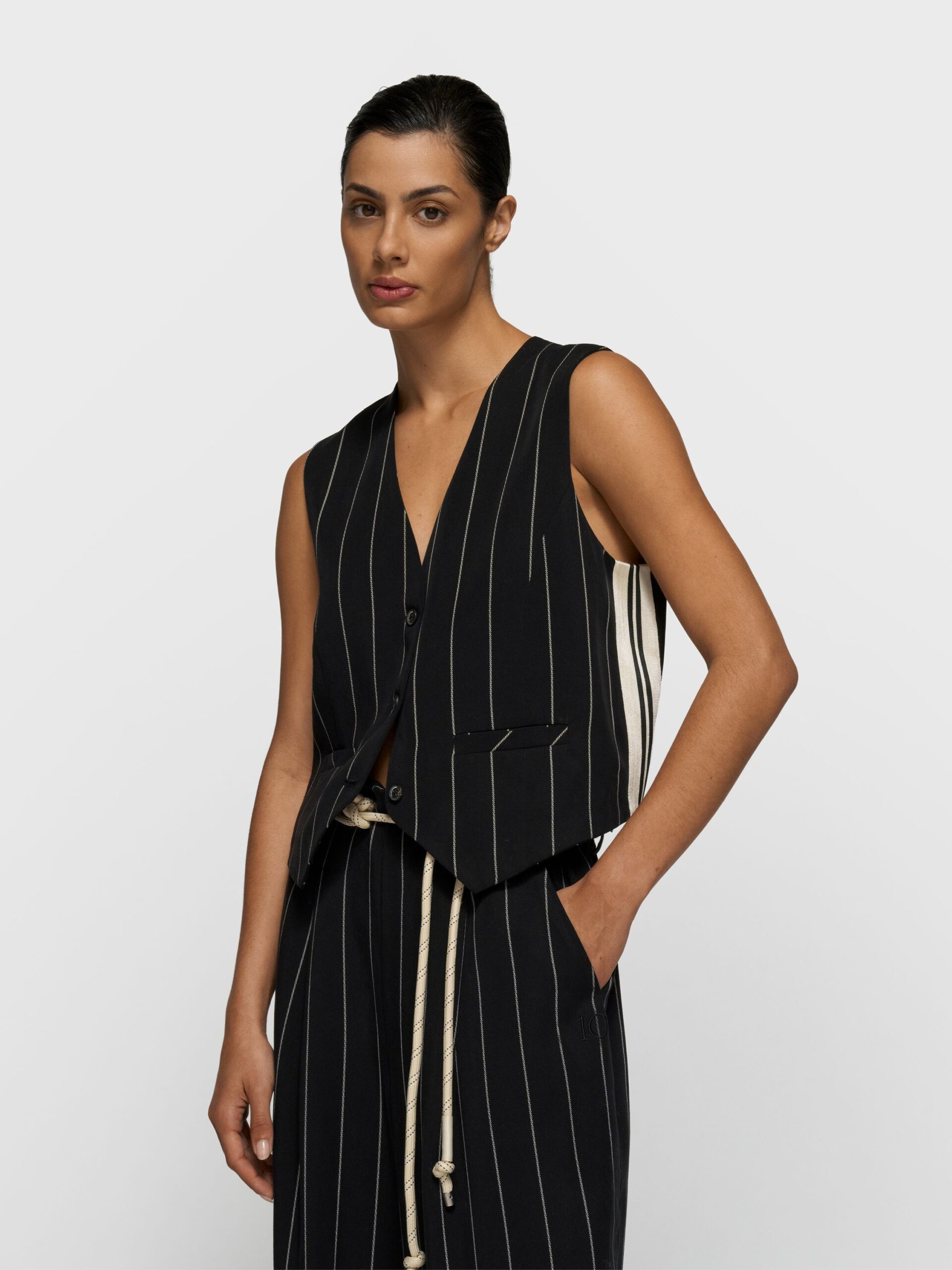 10 DAYS Gilet Pinstripe – Bild 8