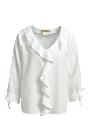 Smith&Soul Structured Volant Neck Blouse