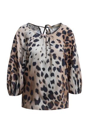Smith&Soul Gathered Neck Blouse with Short Volant Sleeve