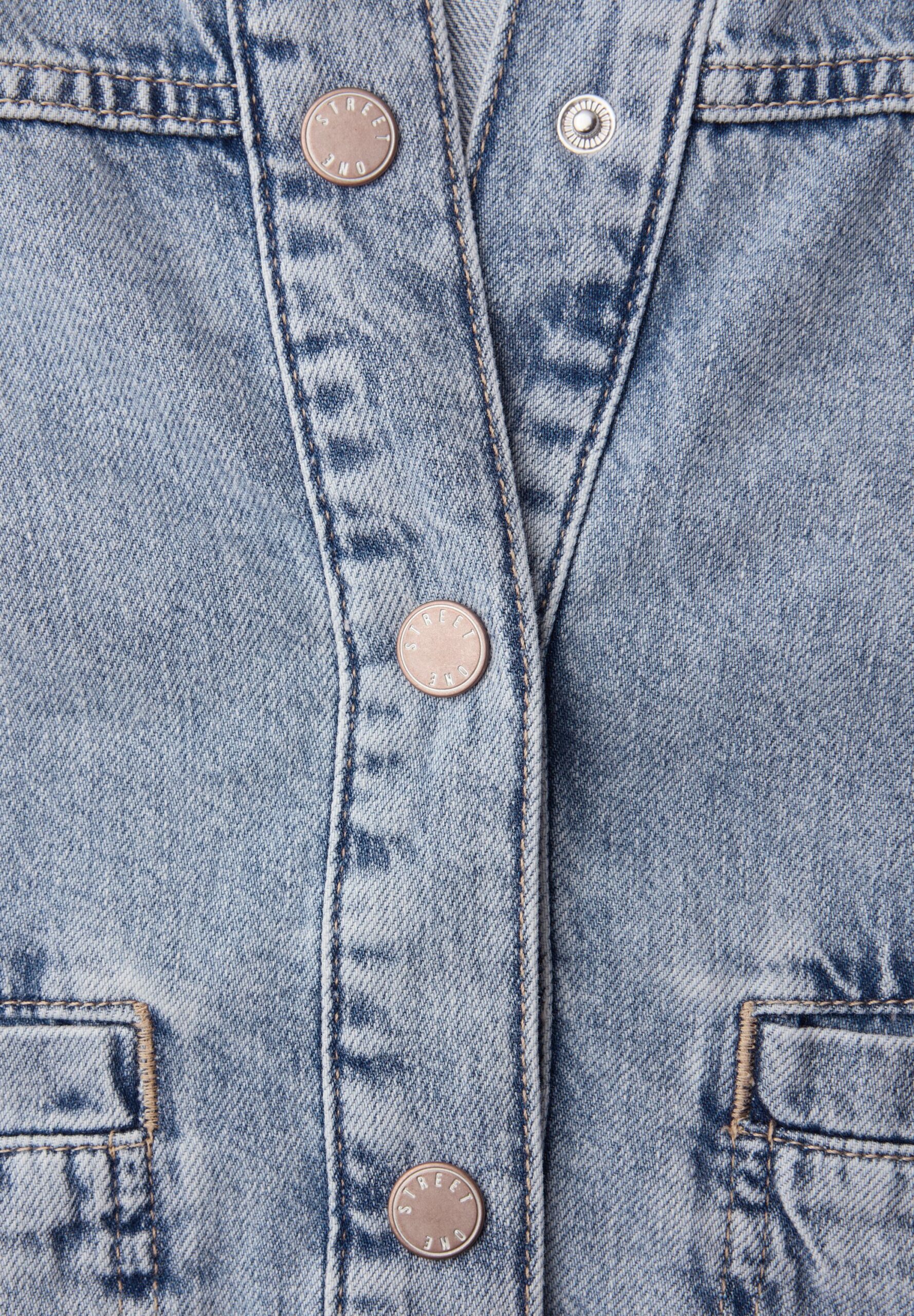 Street One Jeansjacke in heller Waschung – Bild 5