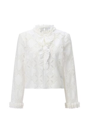 Rich & Royal Romantic Blouse with Ruffle