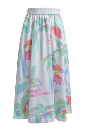 milano italy Midi Rock mit elastischem Bund