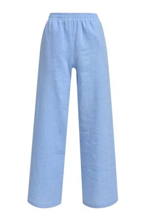 milano italy Wideleg Pants mit elastischem Bund und französischen Taschen