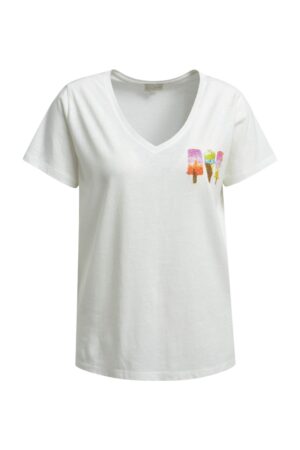 milano italy V-Neck T-Shirt 1/2 sleeve