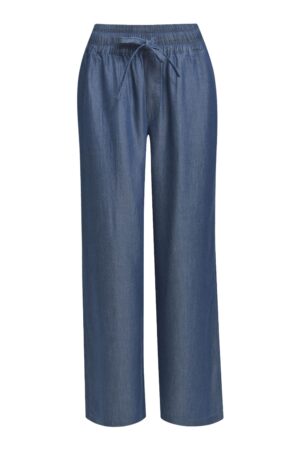 milano italy Wideleg Pants mit elastischem Bund und Taschen