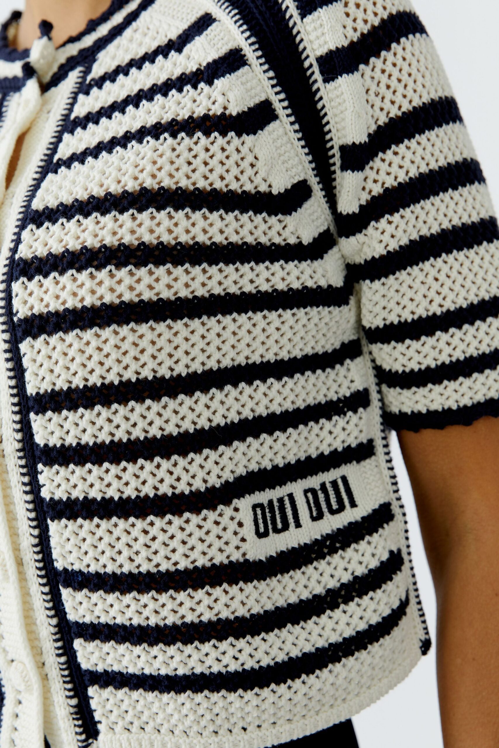 Oui Strickjacke in Häkeloptik – Bild 5