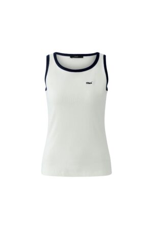 Oui Schmales Tank Top aus Baumwolle