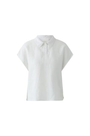Oui Leinen Patch Bluse