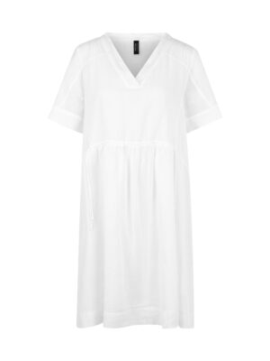 Marc Cain Sports Kurzarmkleid aus Ramie mit Fransen