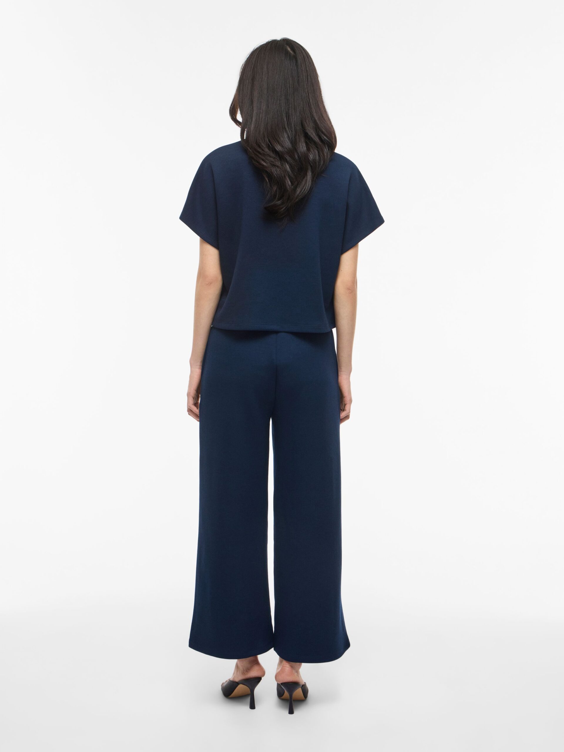 VILA VISIFFI HW CULOTTE PANTS/PB – Bild 7