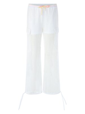 Marc Cain Sports Weite Hose WASHINGTON Wide Fit mit Lochmuster