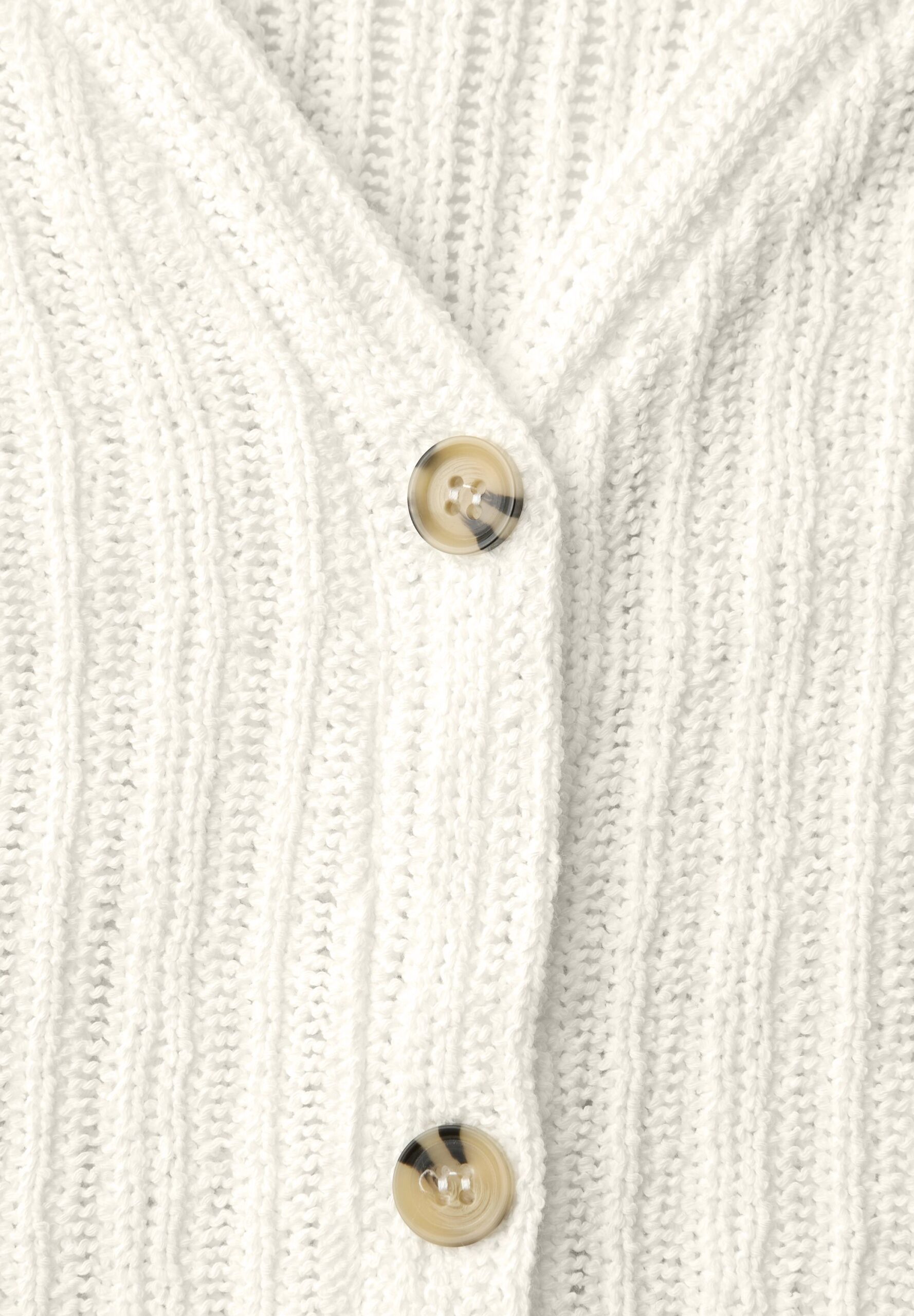 Street One Strickweste mit V-Ausschnitt und Knopfleiste – Bild 5