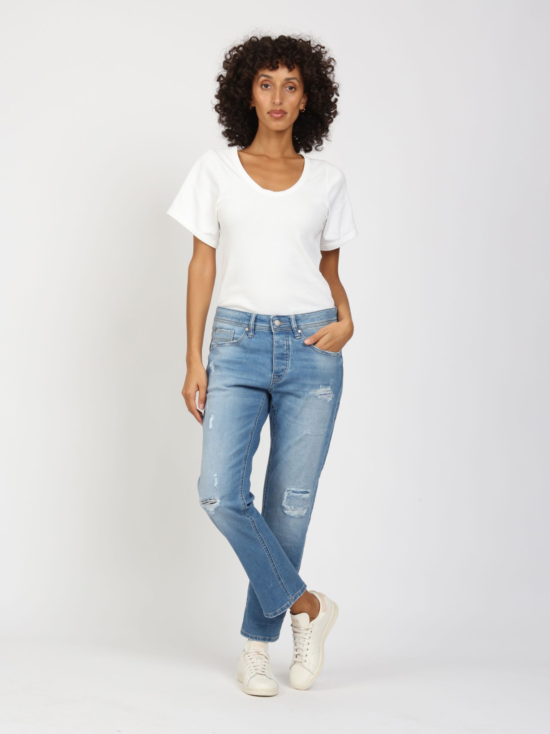 Gang 94NICA CROPPED - Boyfriend Fit Jeans – Bild 2