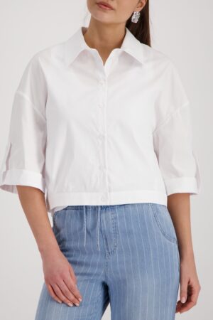 monari Verkürzte Bluse mit Oversize-Schnitt