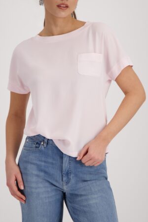 monari Elegante Bluse mit überschnittenen Schultern