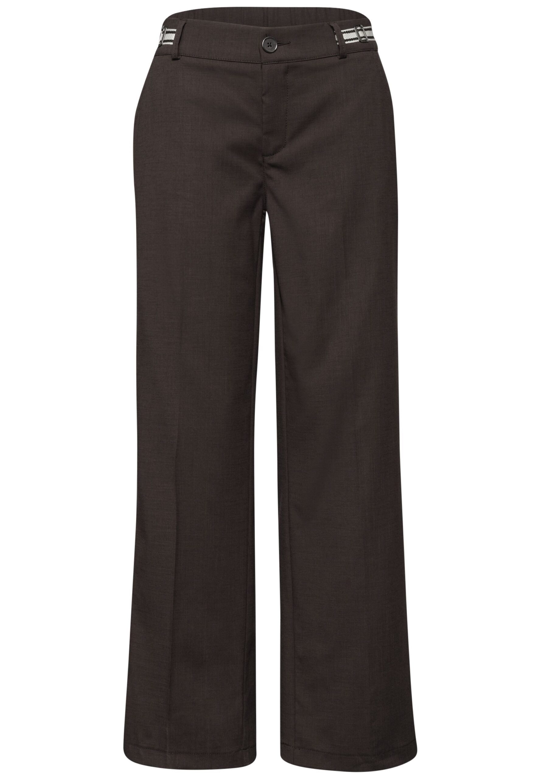 Street One Straight Leg Hose mit Gürteldetails