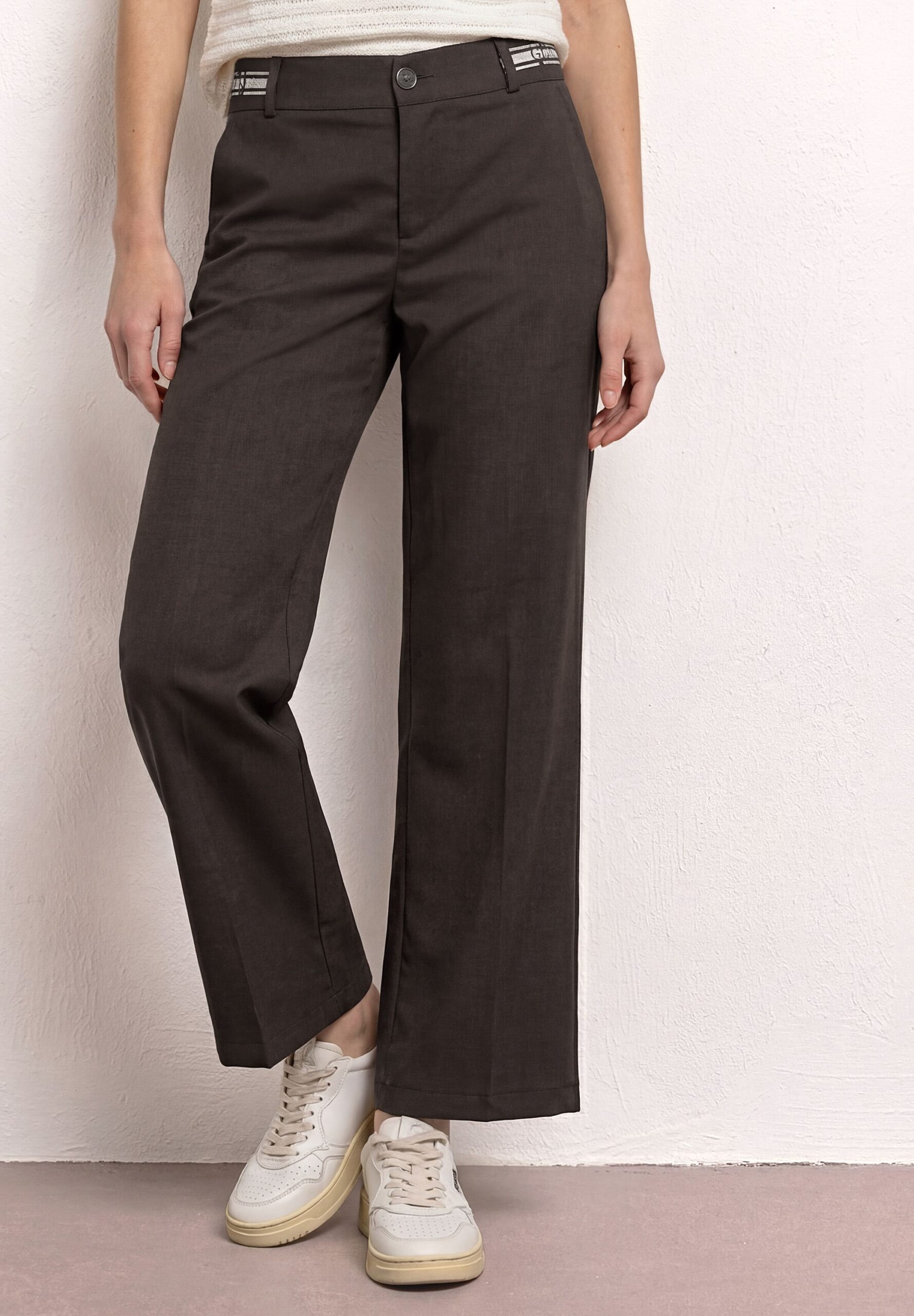 Street One Straight Leg Hose mit Gürteldetails – Bild 5