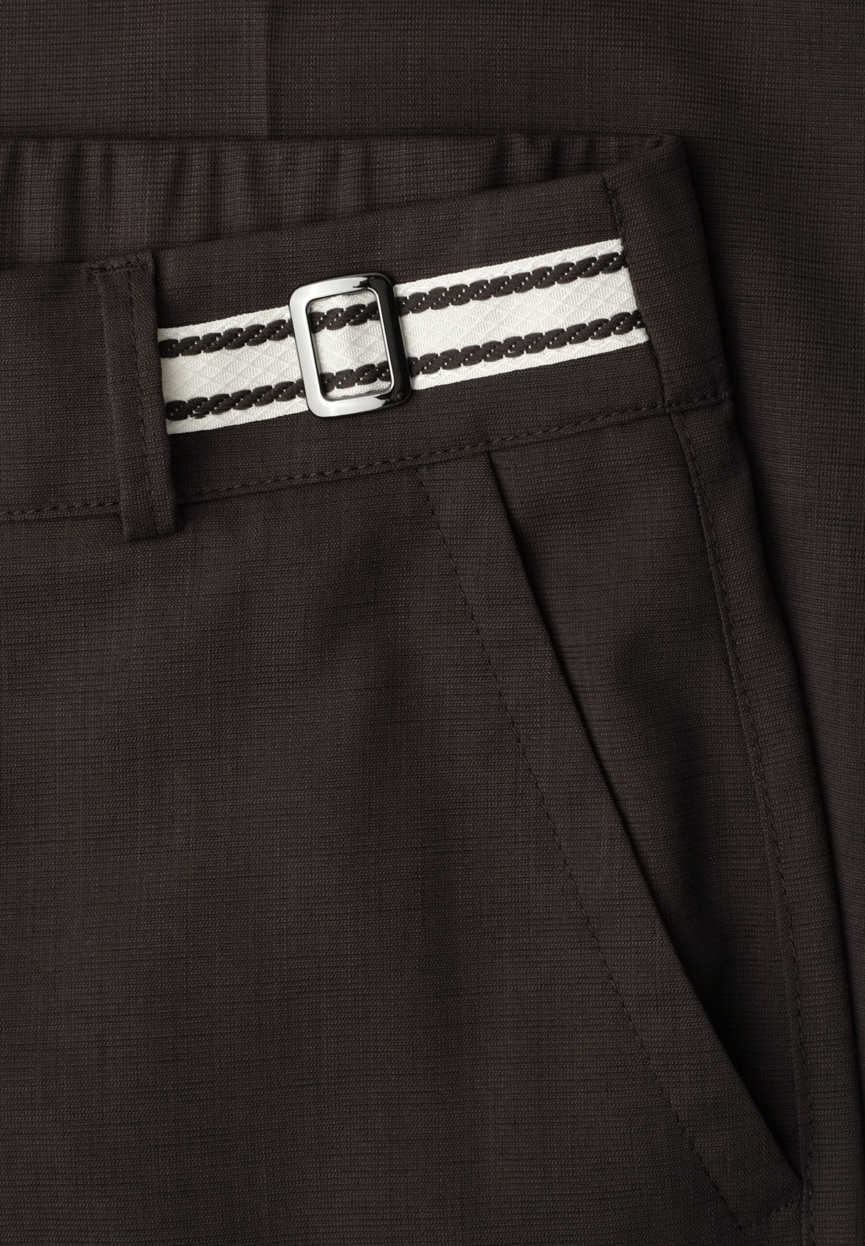 Street One Straight Leg Hose mit Gürteldetails – Bild 6