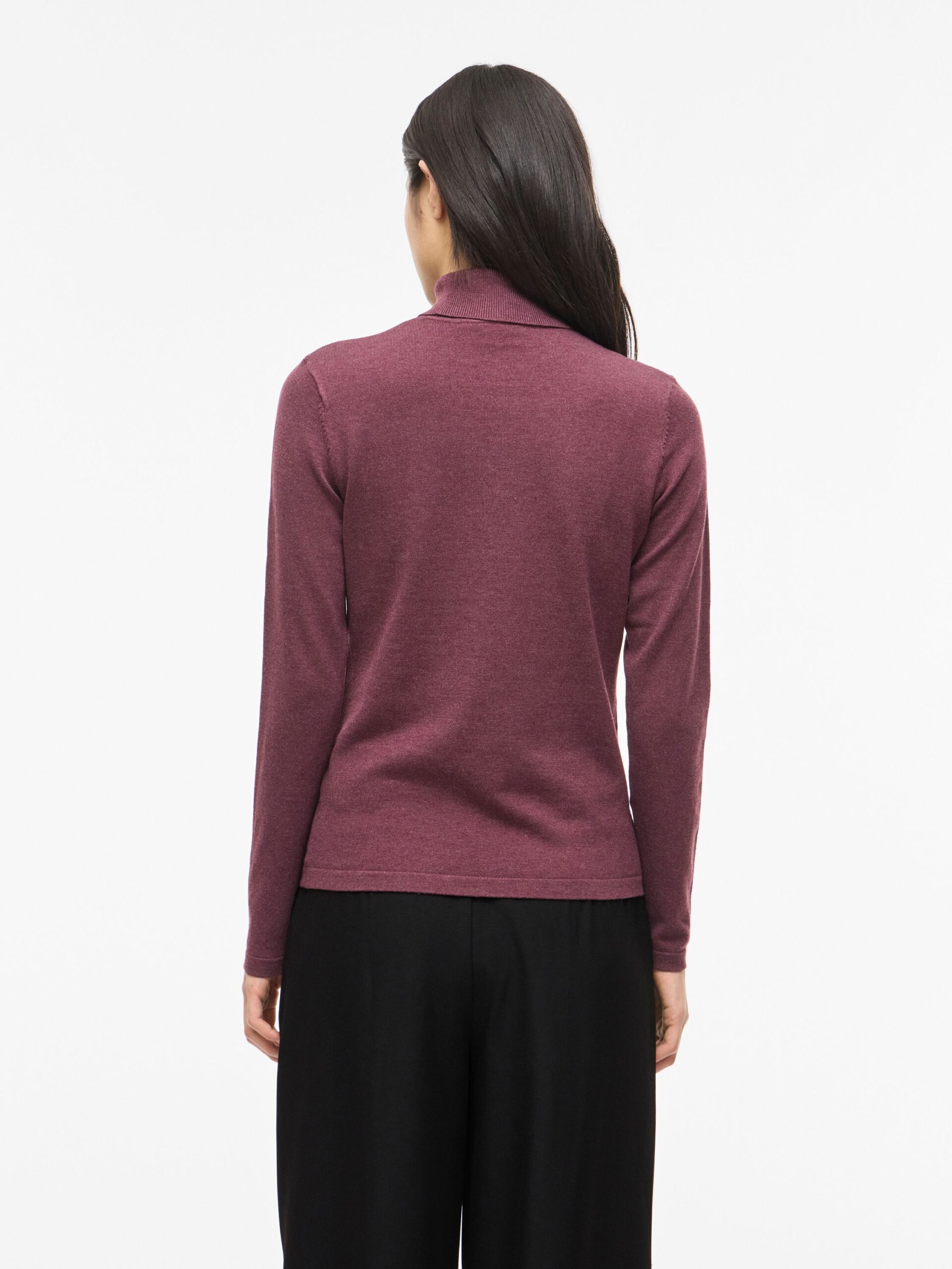 VILA Rollkragen Strickpullover mit Langarm – Bild 6