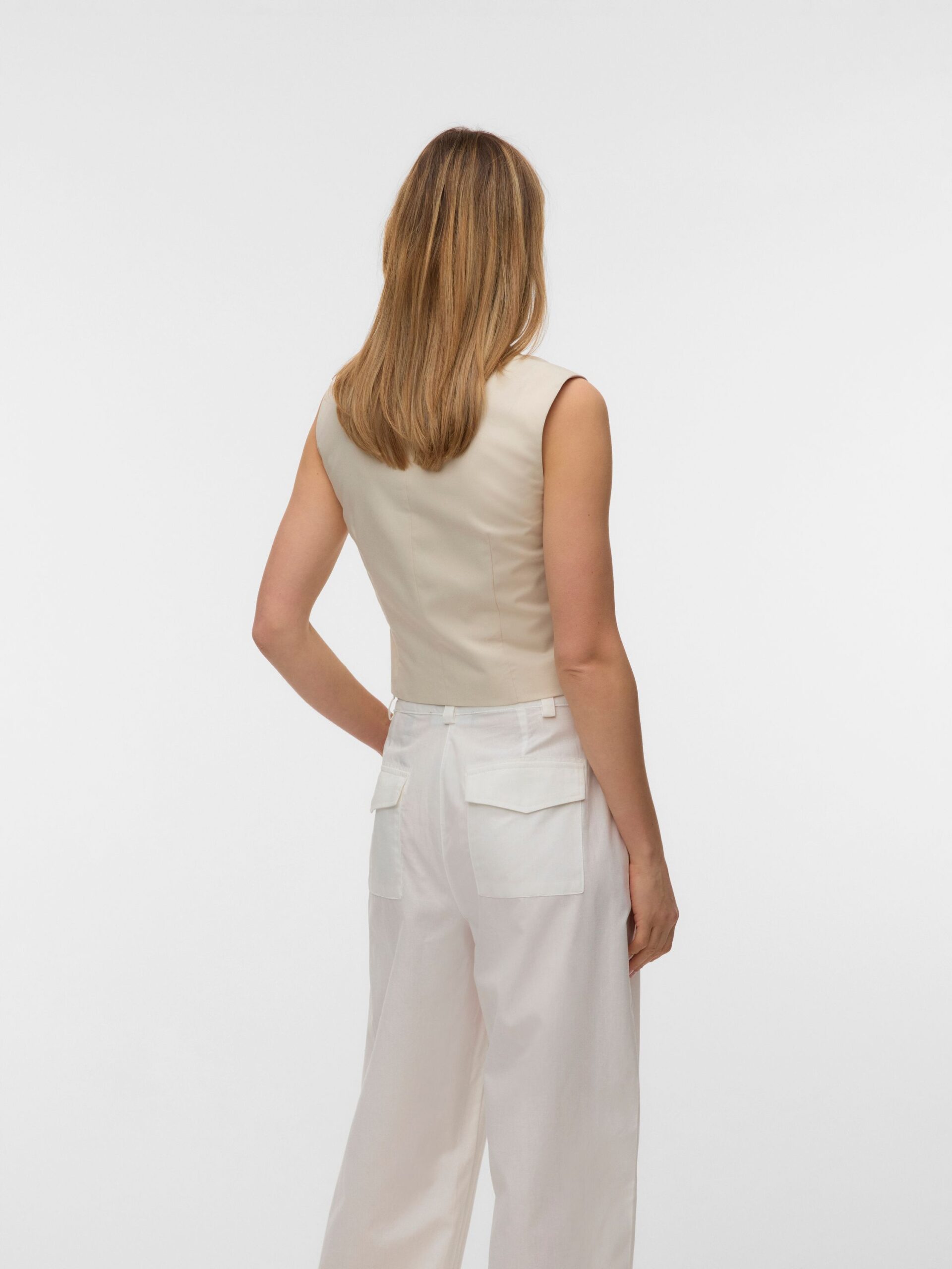 VERO MODA Bluse VMNILLE SL WAISTCOAT – Bild 6