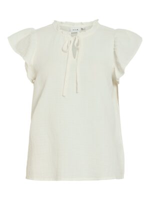 VILA O-Neck S/L Frill Top/Vol