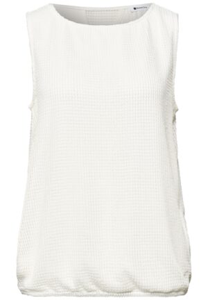 Street One Mesh-Top mit U-Boot-Ausschnitt