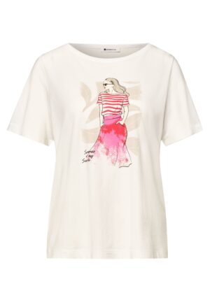Street One T-Shirt mit Rundhals und Print