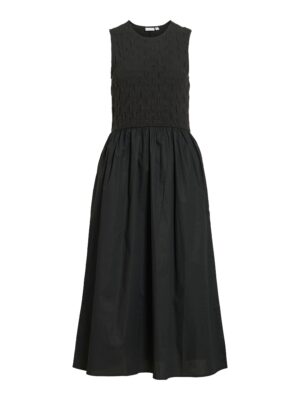 VILA O-Neck S/L Midi Dress