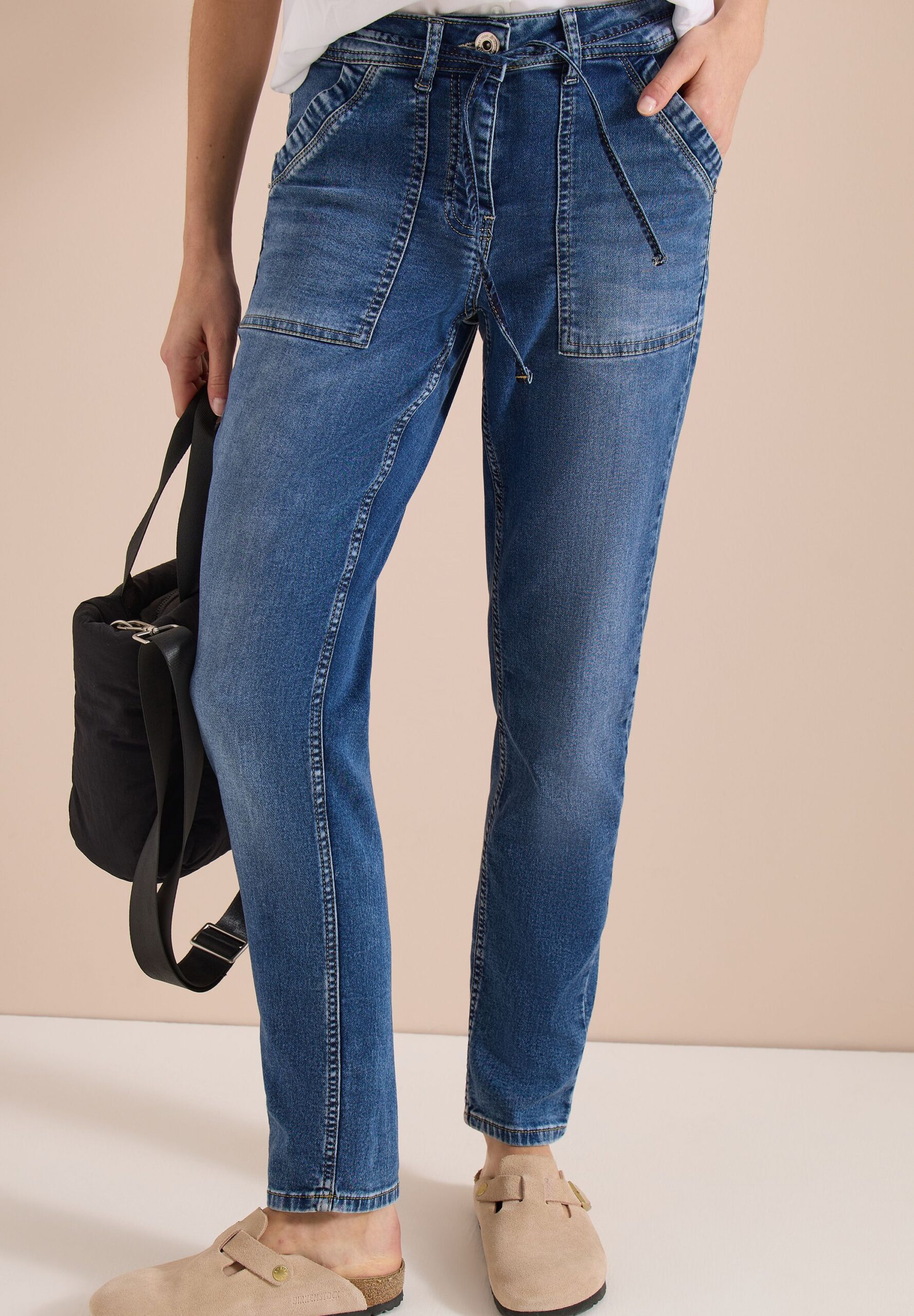 CECIL Bluse Style Tracey Jogg Mid Blue – Bild 2