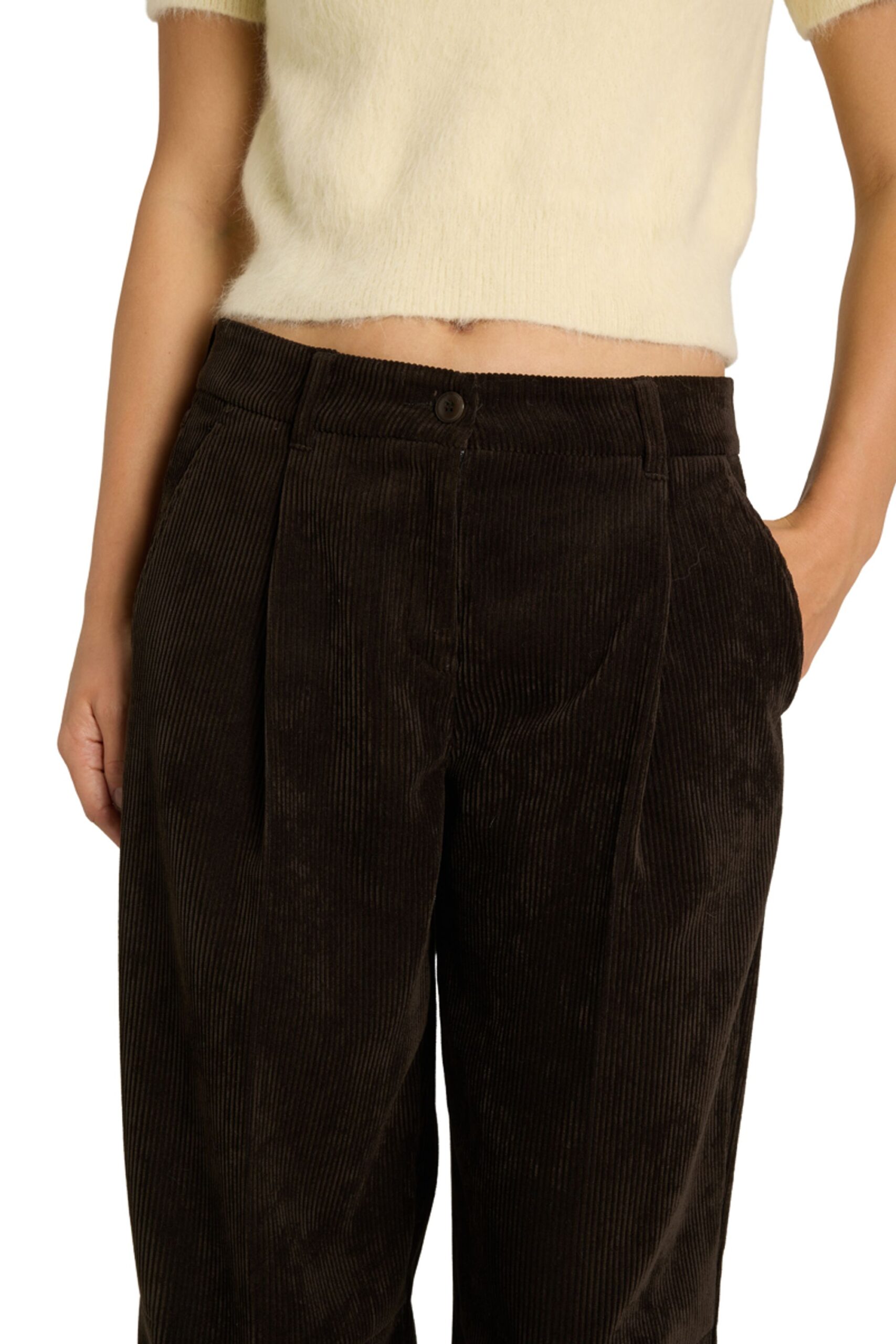 CAMBIO Ortensia Cord Hose mit Gürtelschlaufen – Bild 2