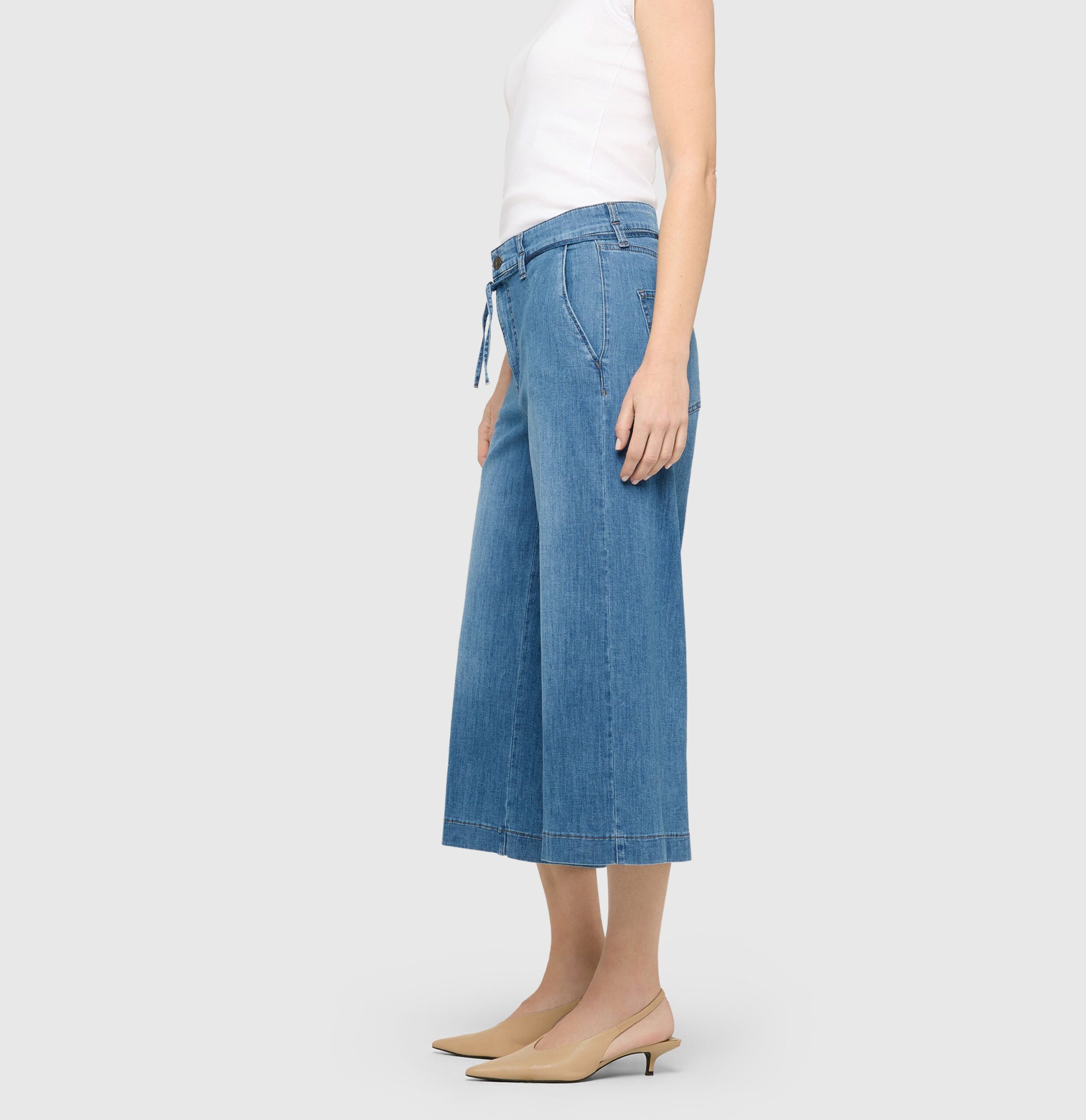 MAC Jeans Wendy Weite Jeans aus leichtem Denim – Bild 9