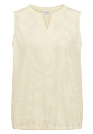 CECIL Seersucker Stripe Top