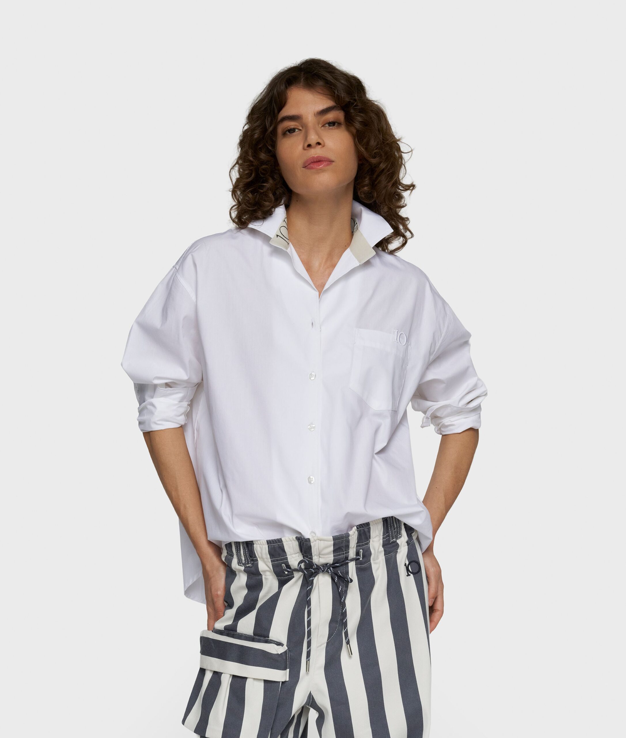 10 DAYS Relaxed Fit Bluse aus Bio-Baumwolle