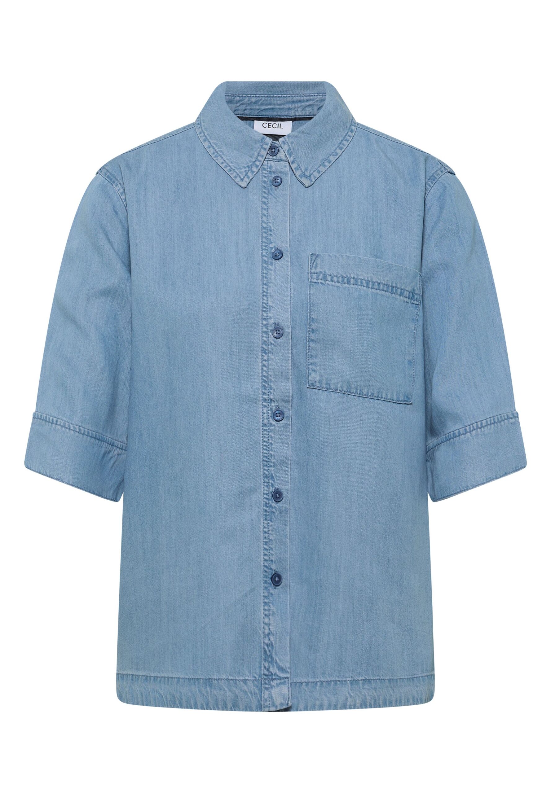 CECIL Denim Look Bluse