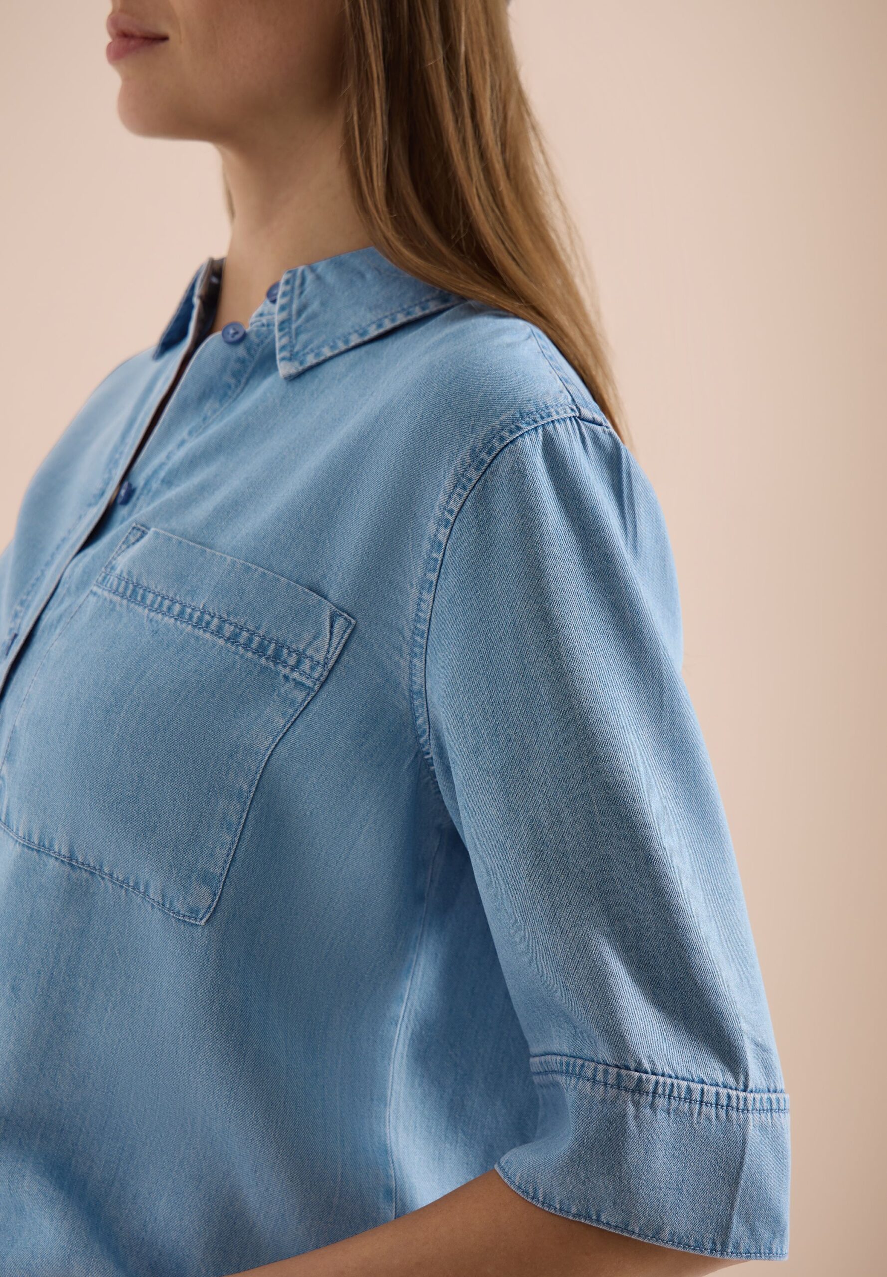 CECIL Denim Look Bluse – Bild 4