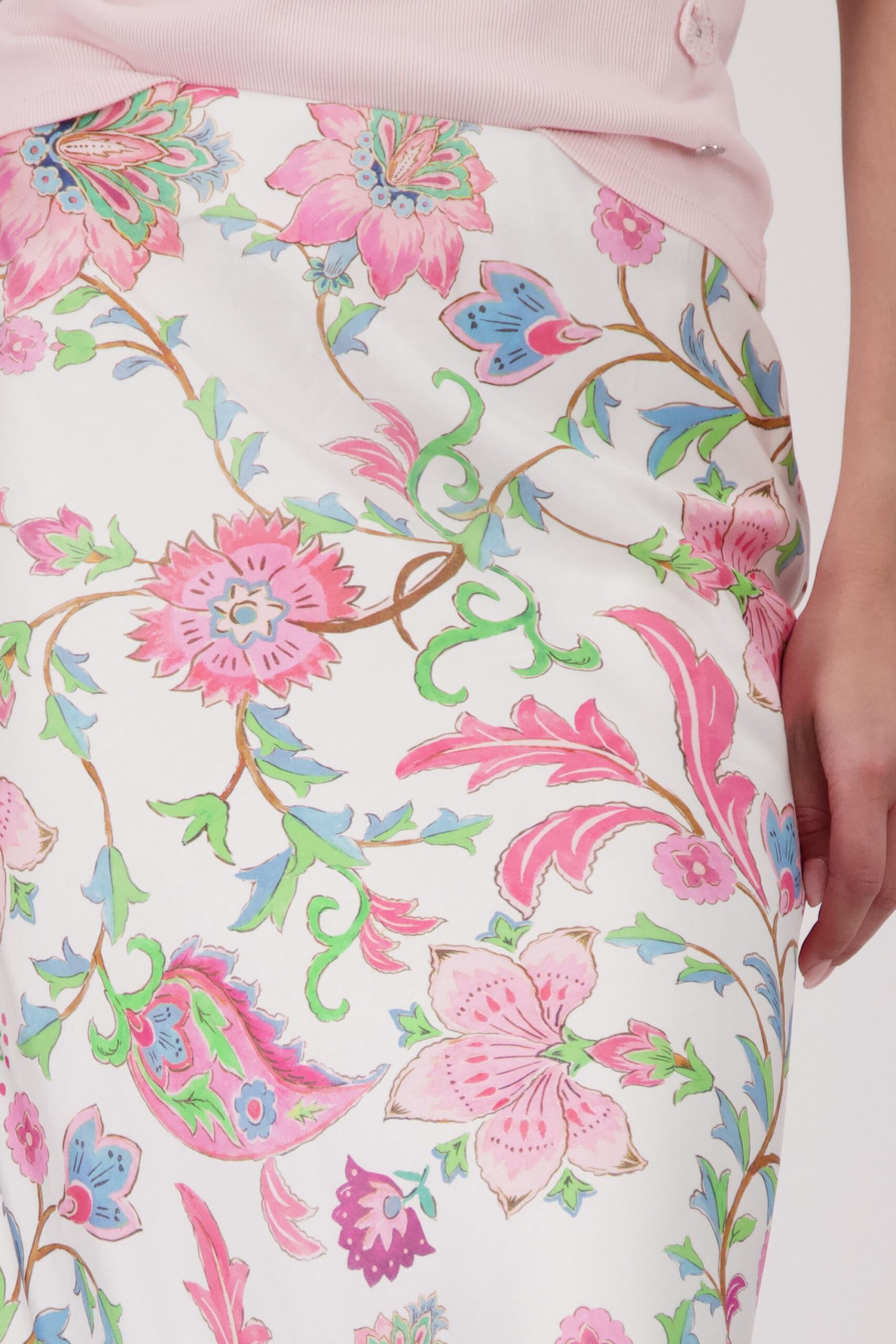 monari Maxi-Rock aus Viskose mit Blumenmuster – Bild 4