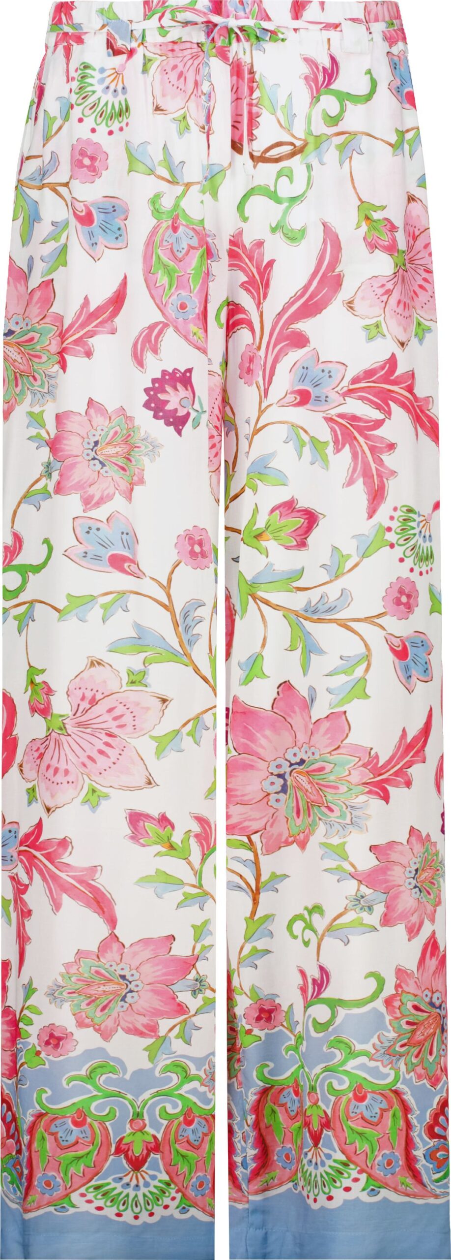monari Palazzo Hose mit Blumenmuster und Seitentaschen – Bild 3