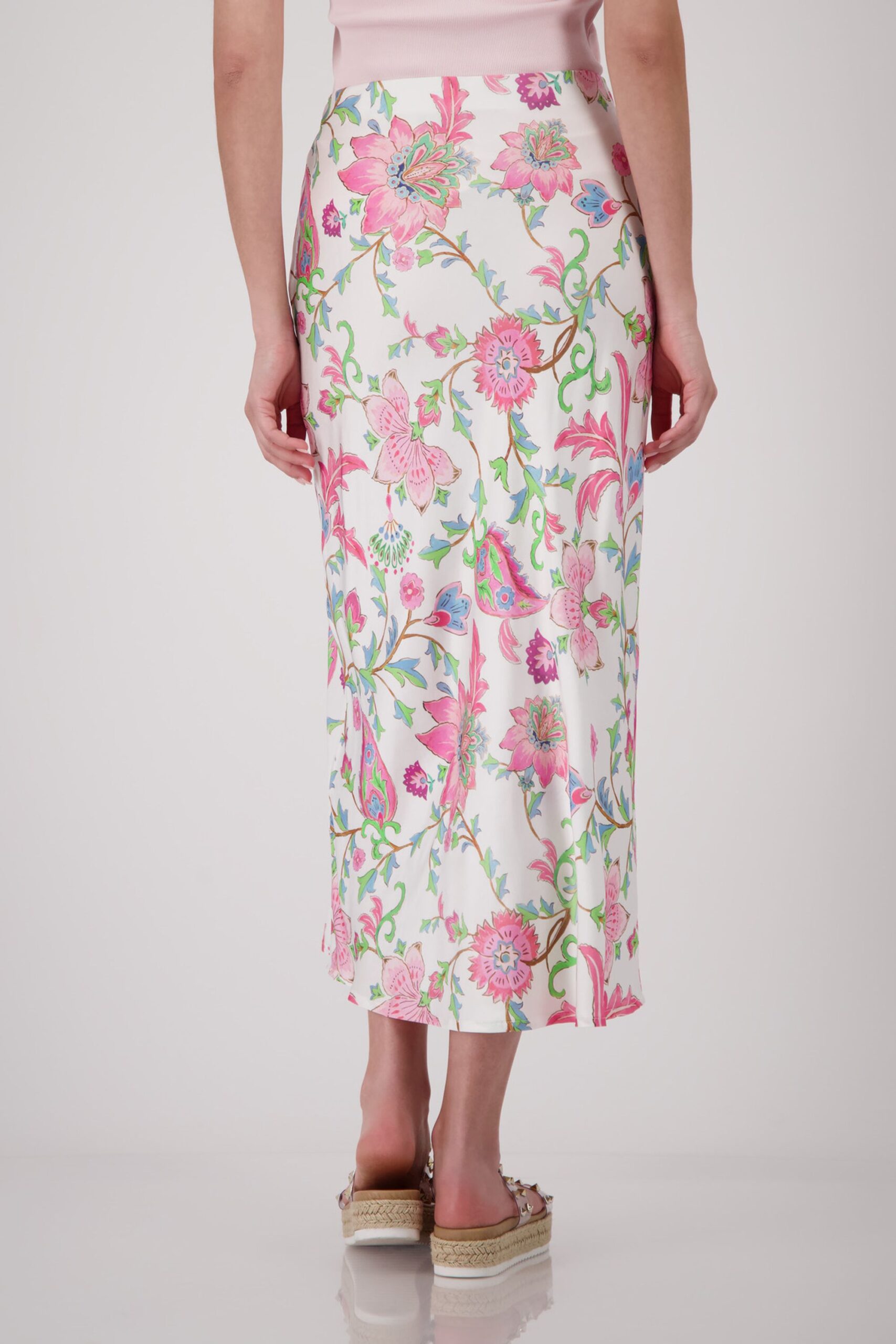 monari Maxi-Rock aus Viskose mit Blumenmuster – Bild 5