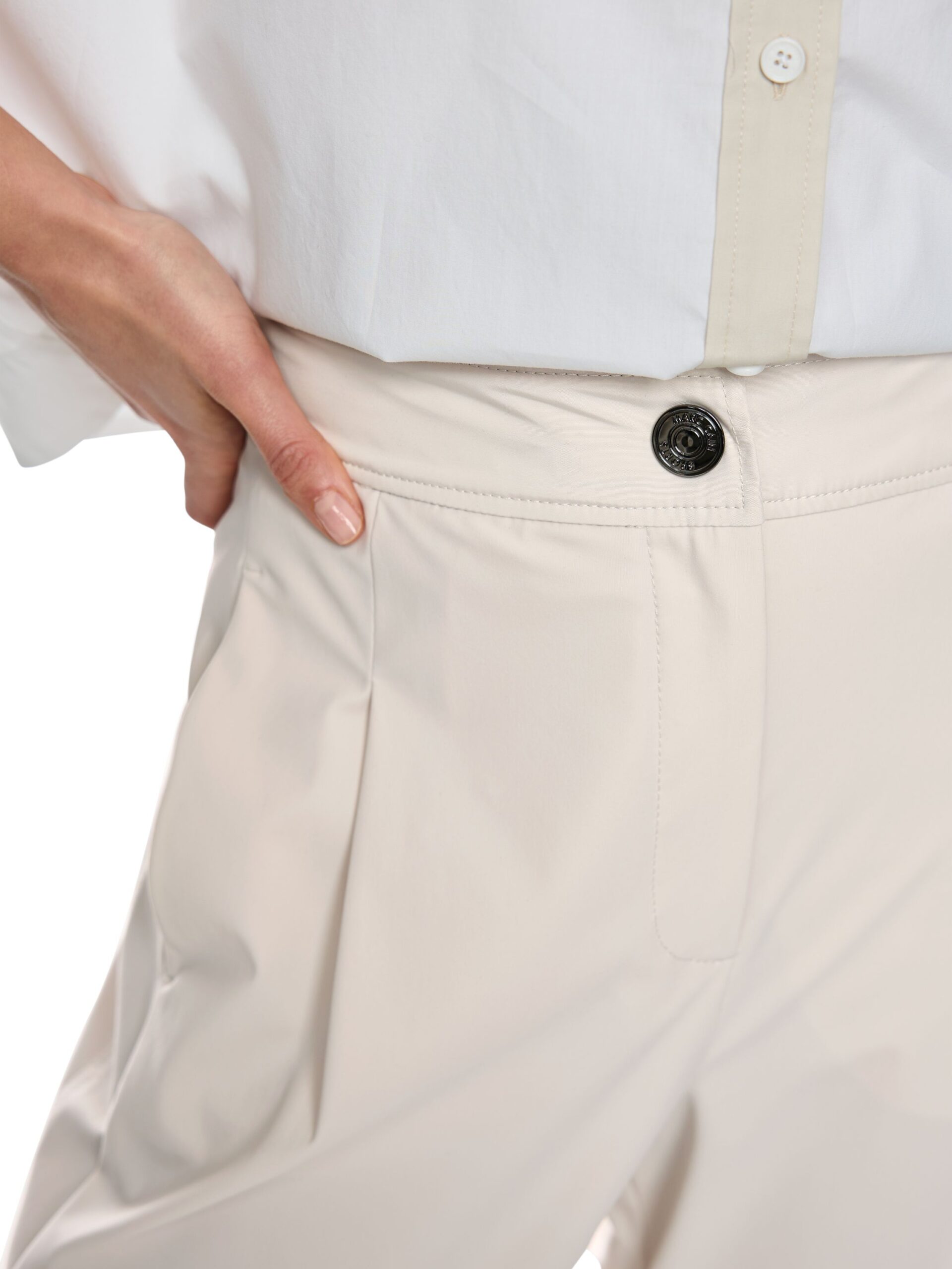 Marc Cain Sports Stretch-Hose mit Bundfalten – Bild 4