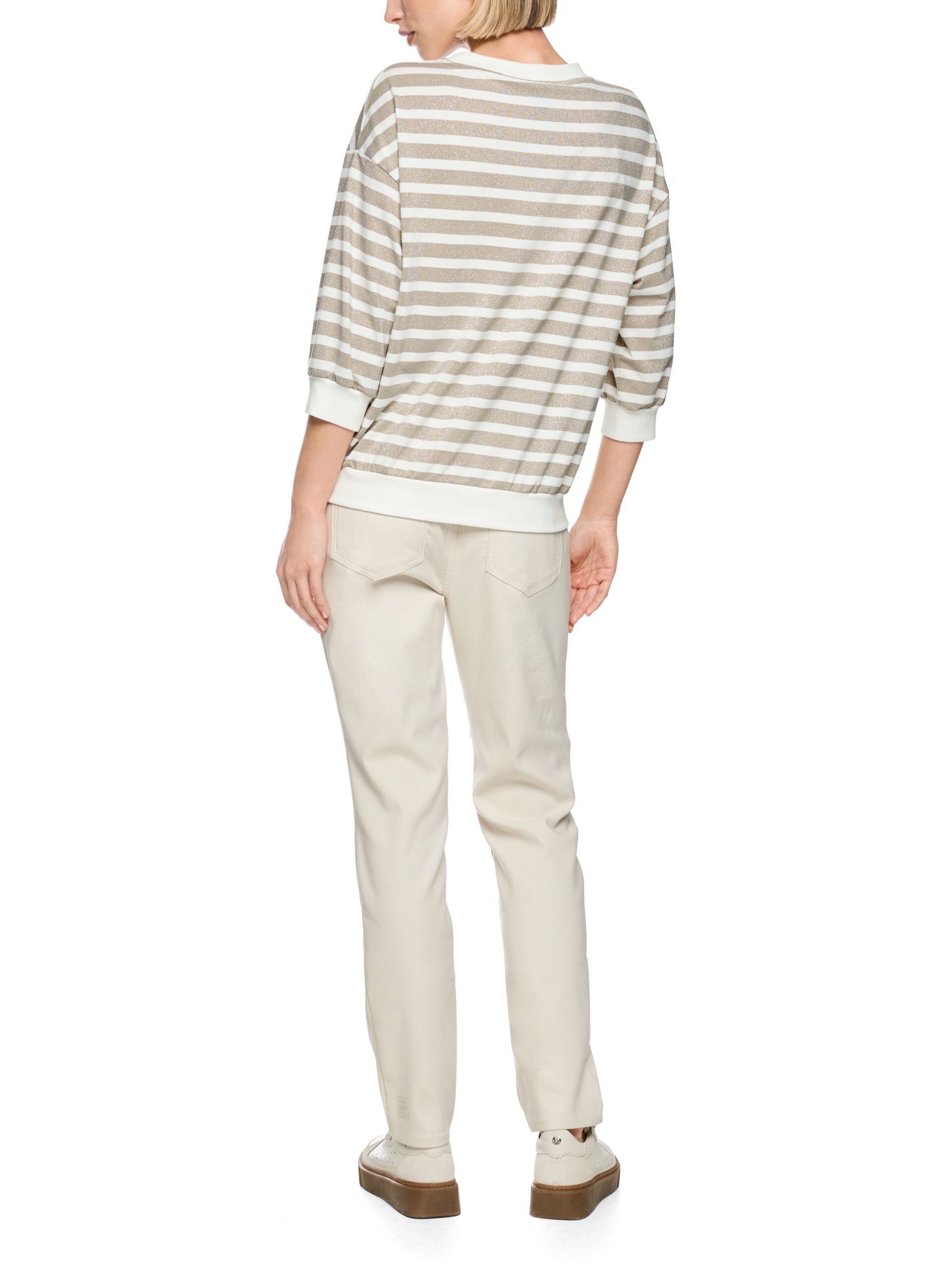 Marc Cain Sports Shirt mit Lurex-Ringeln – Bild 6