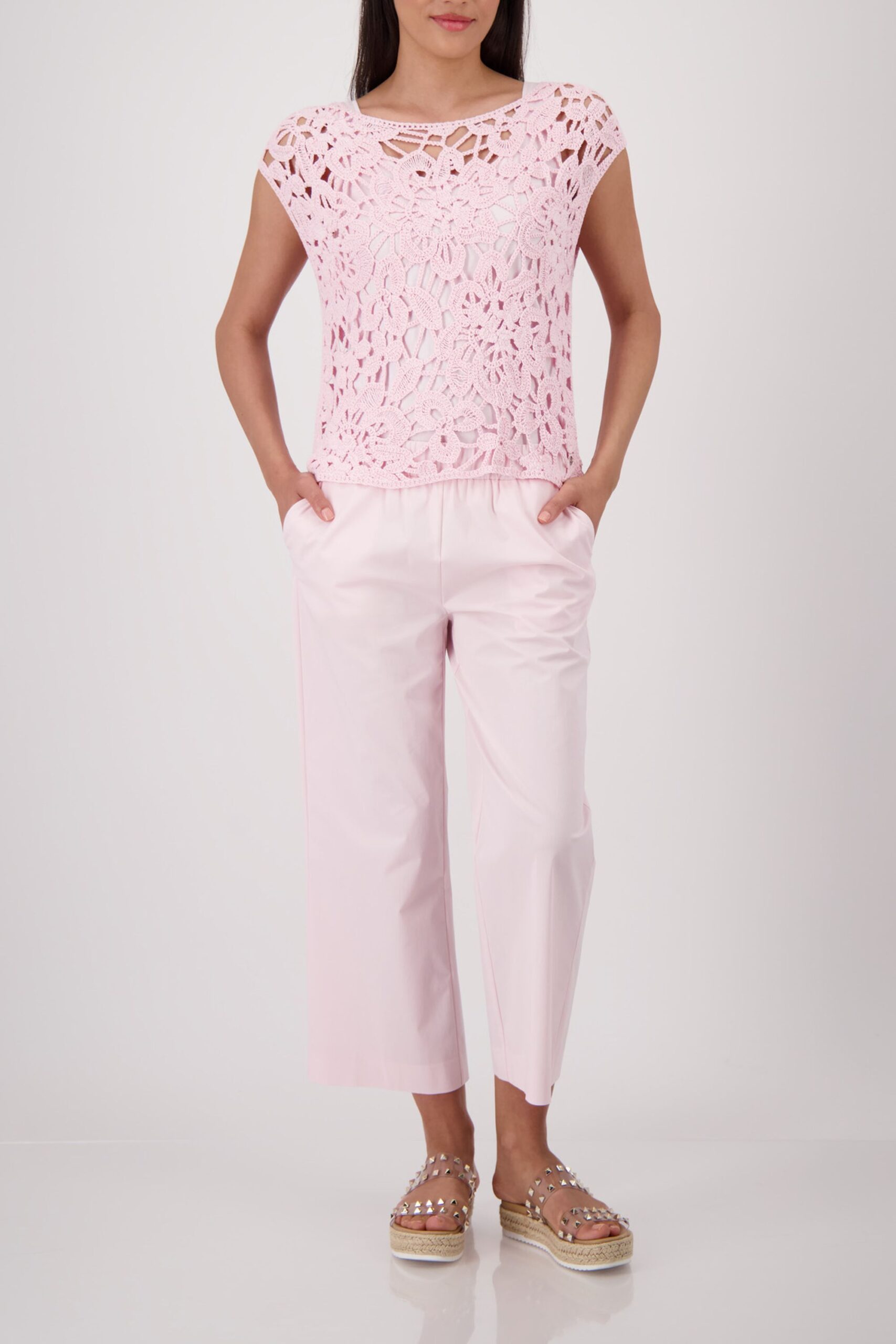 monari Culotte-Hose mit 7/8-Länge und elastischem Bund – Bild 2