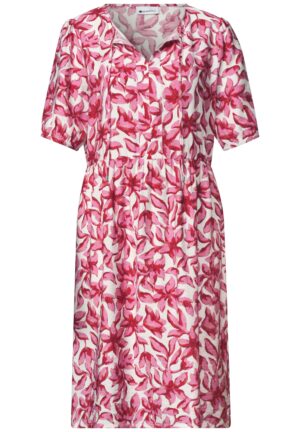 Street One Knielanges Tunika-Kleid mit Split Neck und Muster