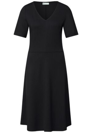 Street One Knielanges Jerseykleid mit Kurzarm