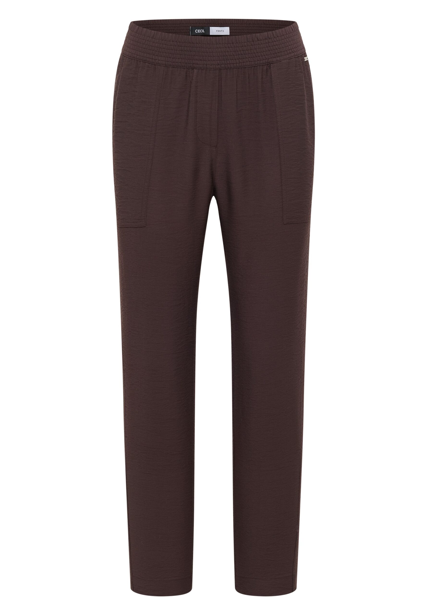 CECIL Mid Waist Slim Leg Hose im Loose Fit
