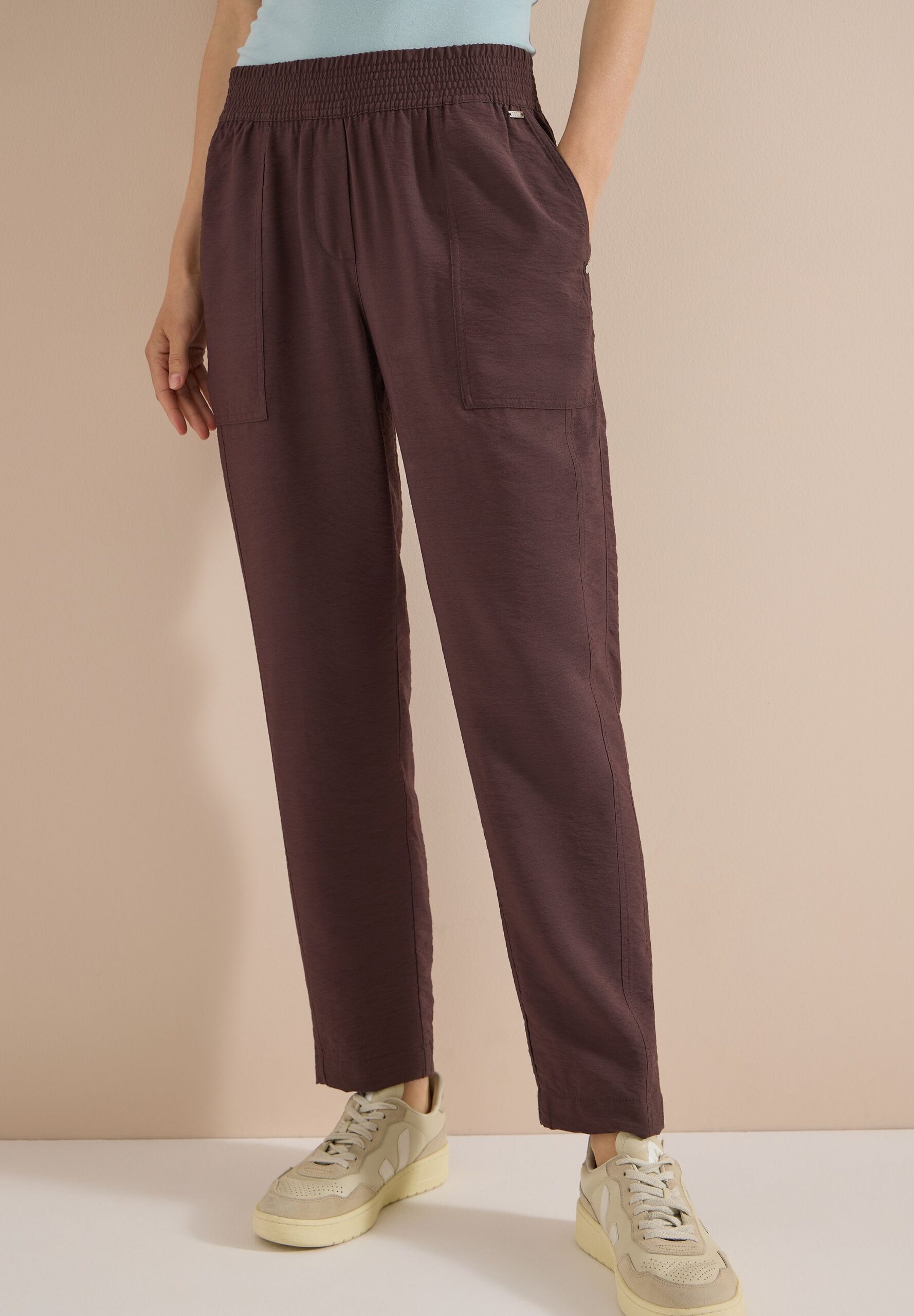 CECIL Mid Waist Slim Leg Hose im Loose Fit – Bild 4